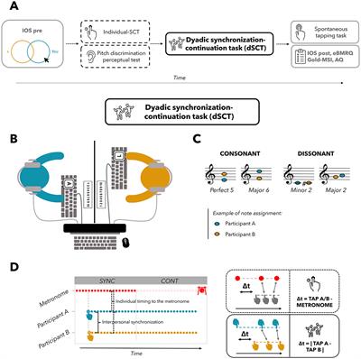 Pleasantness makes a good time: musical consonance shapes interpersonal synchronization in dyadic joint action